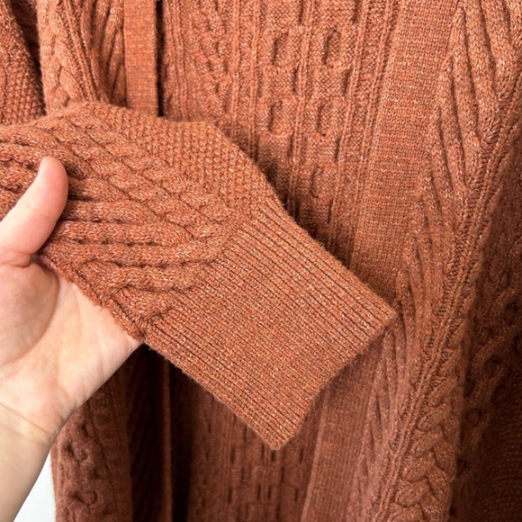 Nili Lotan for Target 23 1/2” Pit to pit-38” in length. Chunky cable knit duster - Picture 7 of 8